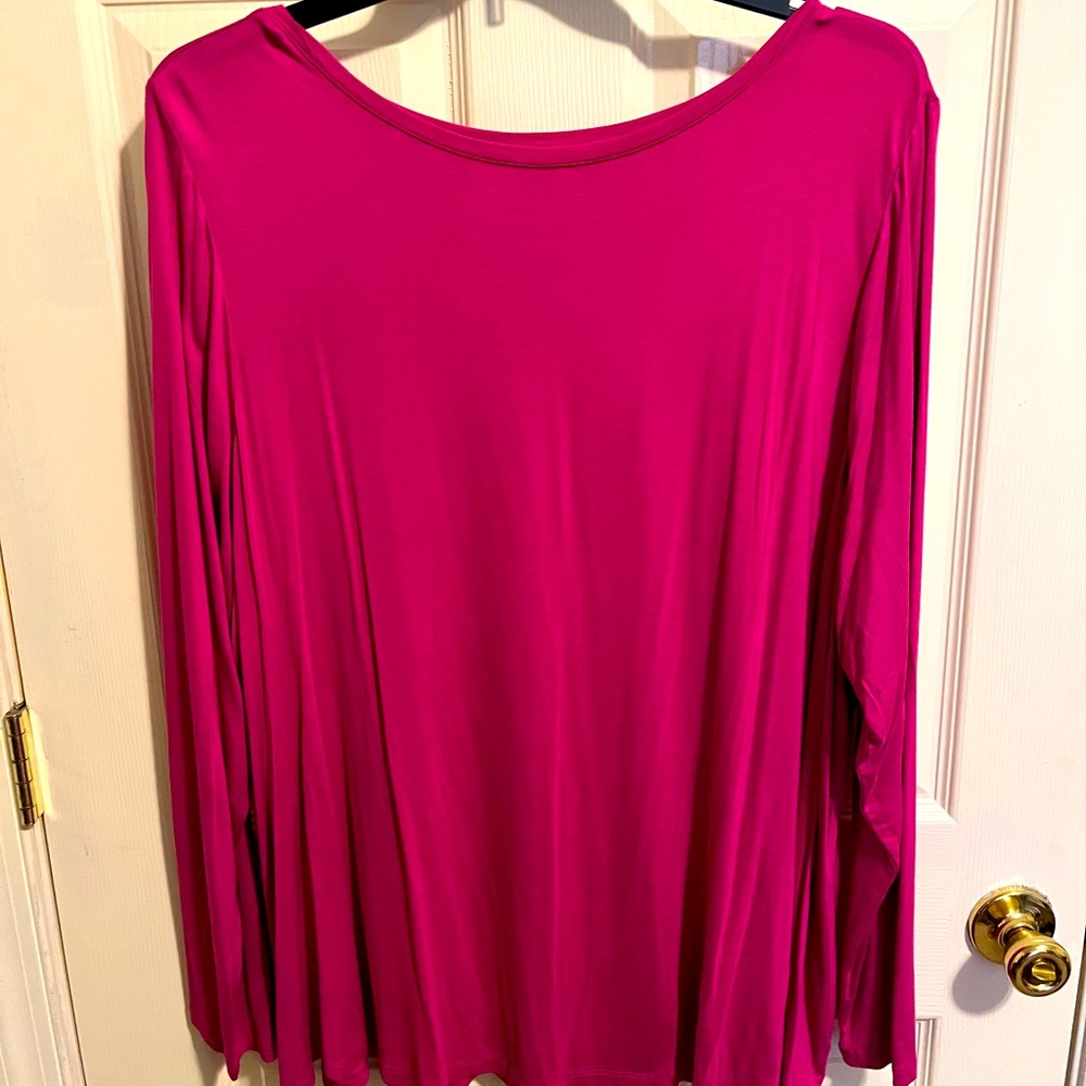 LANE BRYANT crew neck knit top -- NEVER WORN